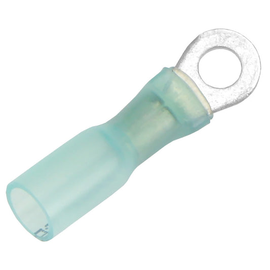 Pacer 1614 AWG Heat Shrink Ring Terminal  8 Stud Size  100 Pack TE148R100