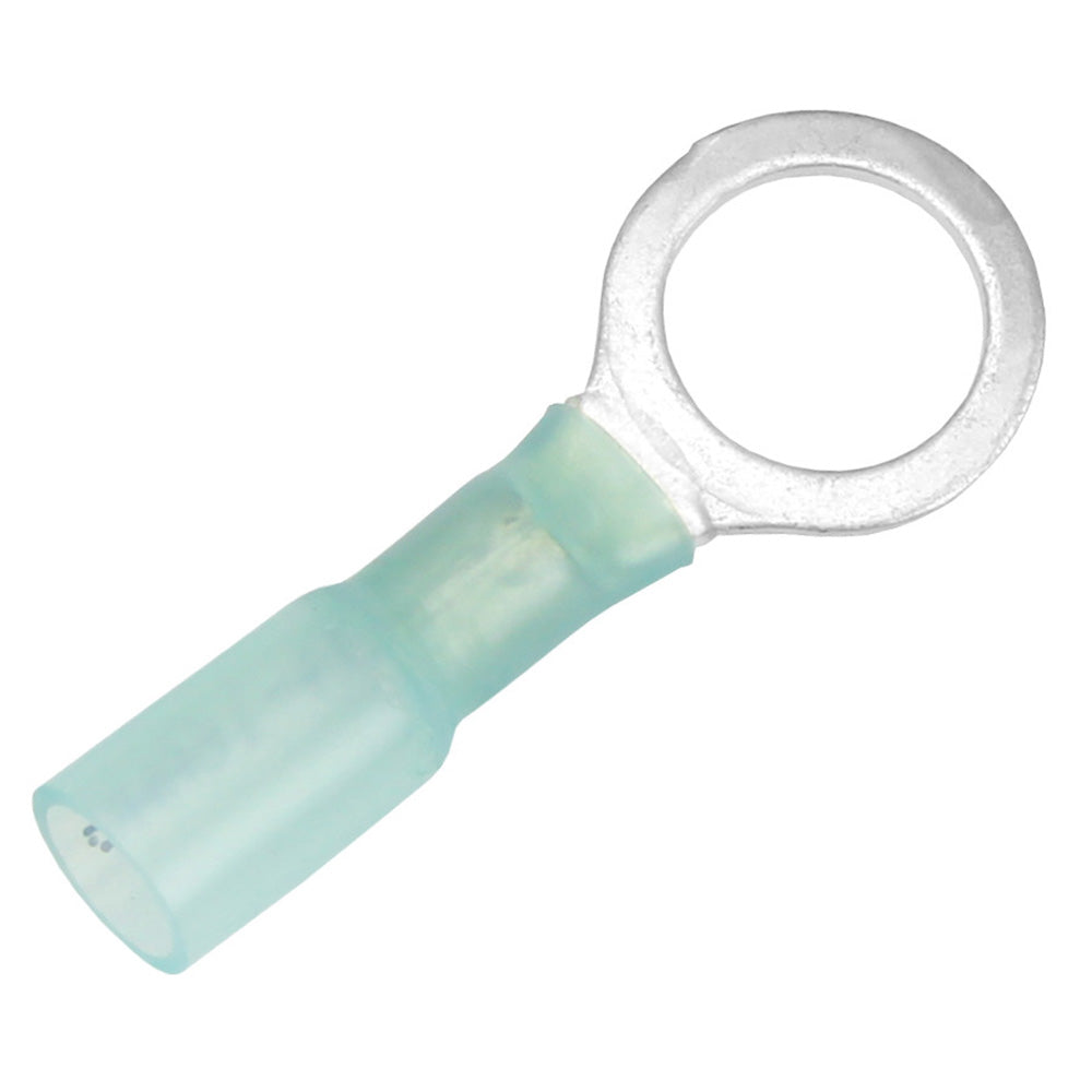 Pacer 1614 AWG Heat Shrink Ring Terminal  38 Stud Size  100 Pack TE1438R100