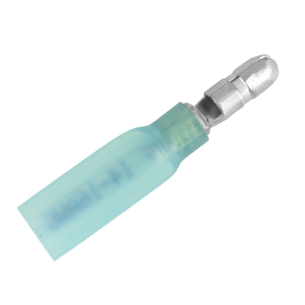 Pacer 1614 AWG Heat Shrink Male Bullet Terminal  100 Pack TBPE14156100