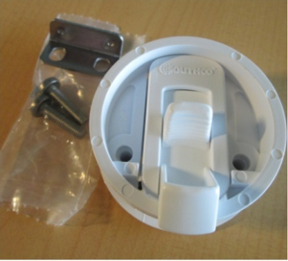 Flush Pull Latch (White) image 1